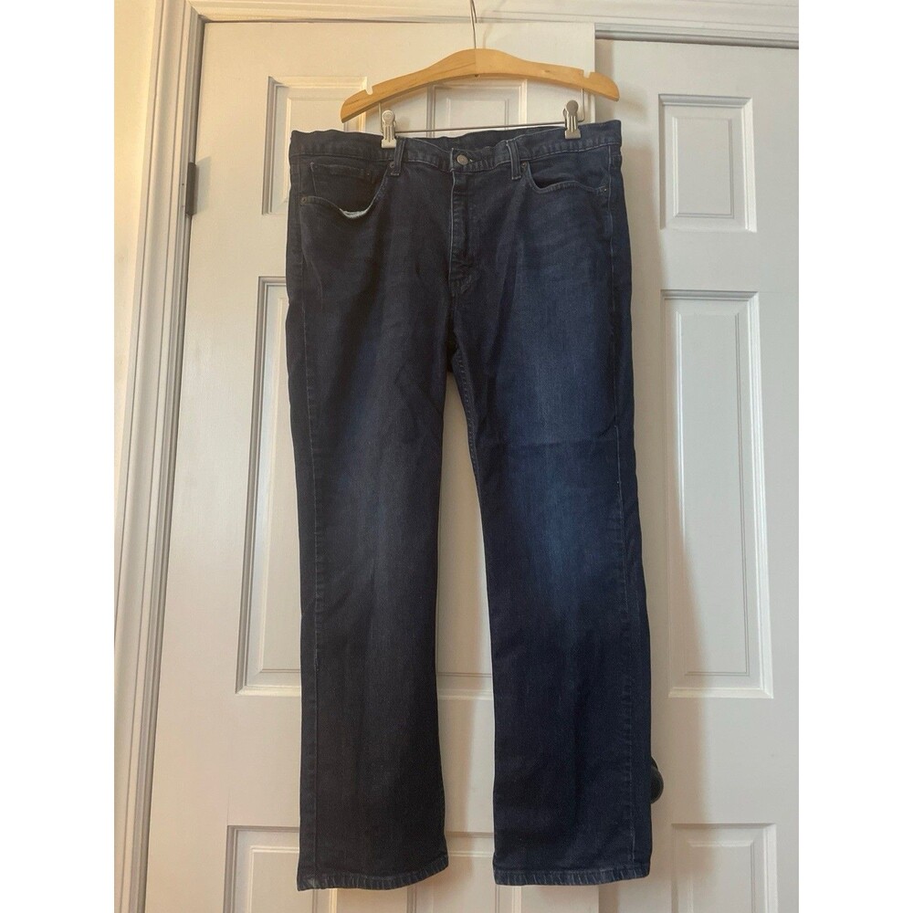 Levi's 514 Men's Straight Fit Jeans Size 40x30 Dark Wash Blue Denim Classic